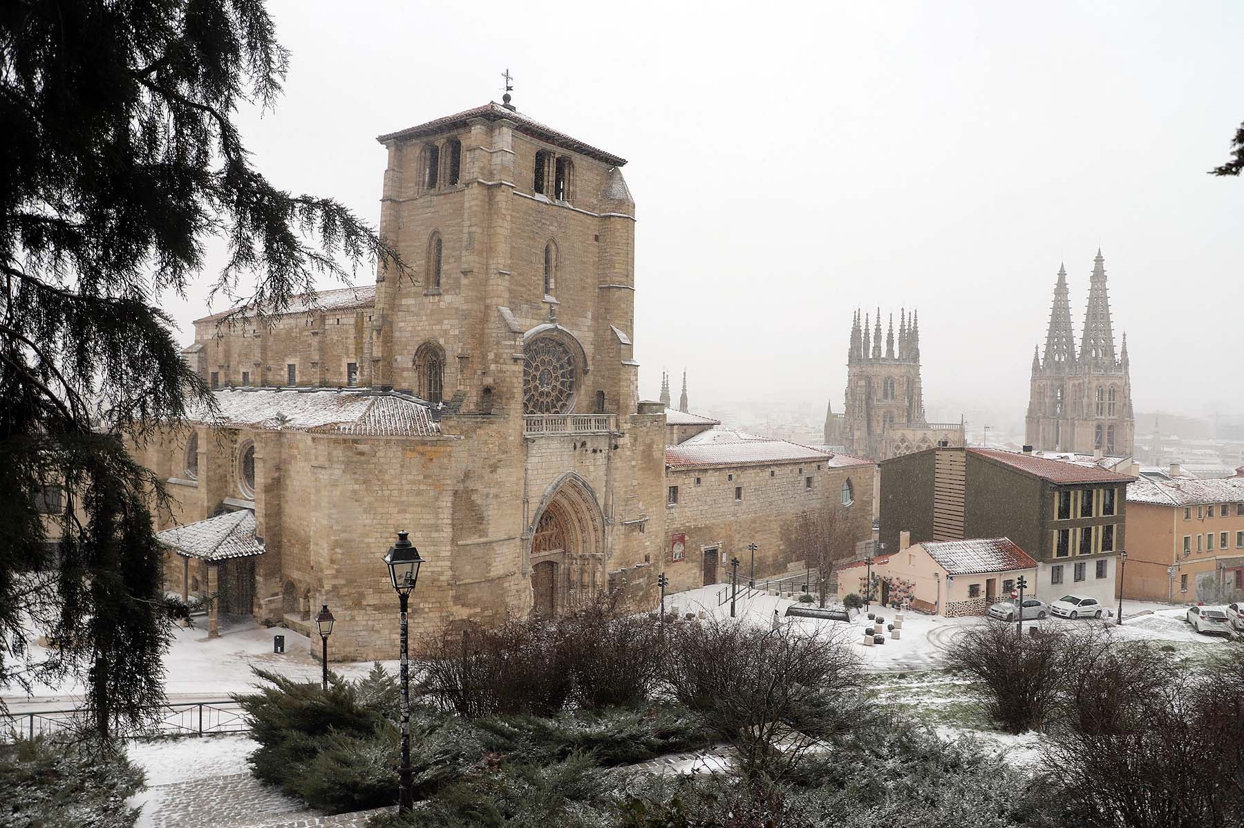 Fotos: Burgos se cubre de nieve gracias a Filomena