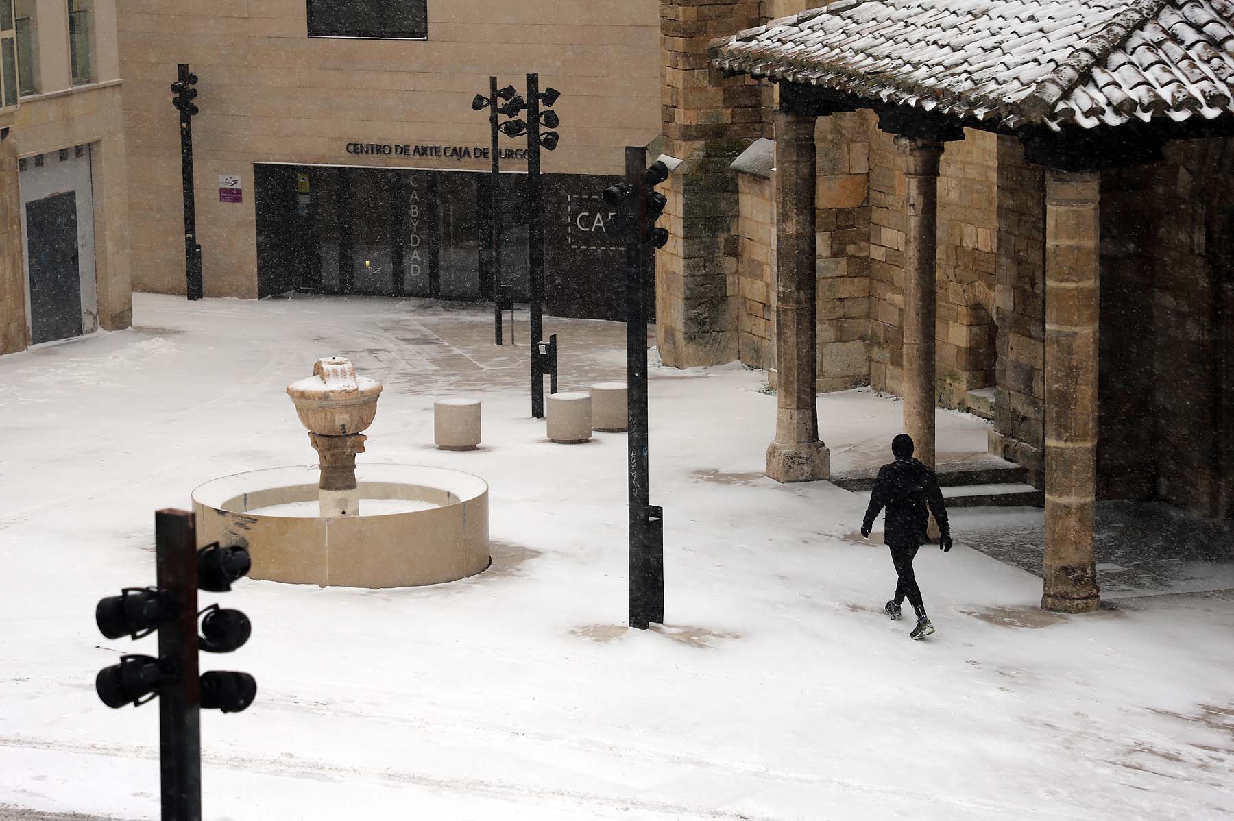 Fotos: Burgos se cubre de nieve gracias a Filomena