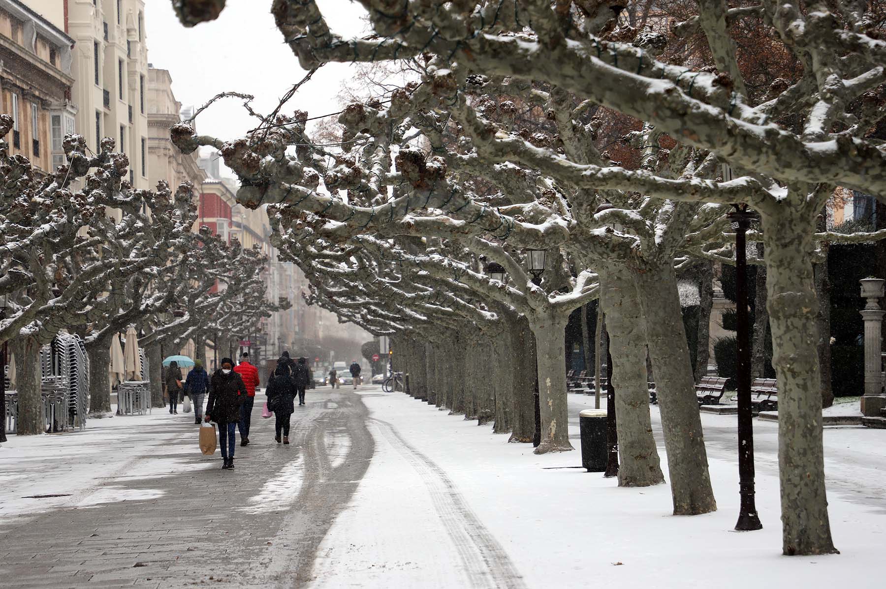 Fotos: Burgos se cubre de nieve gracias a Filomena