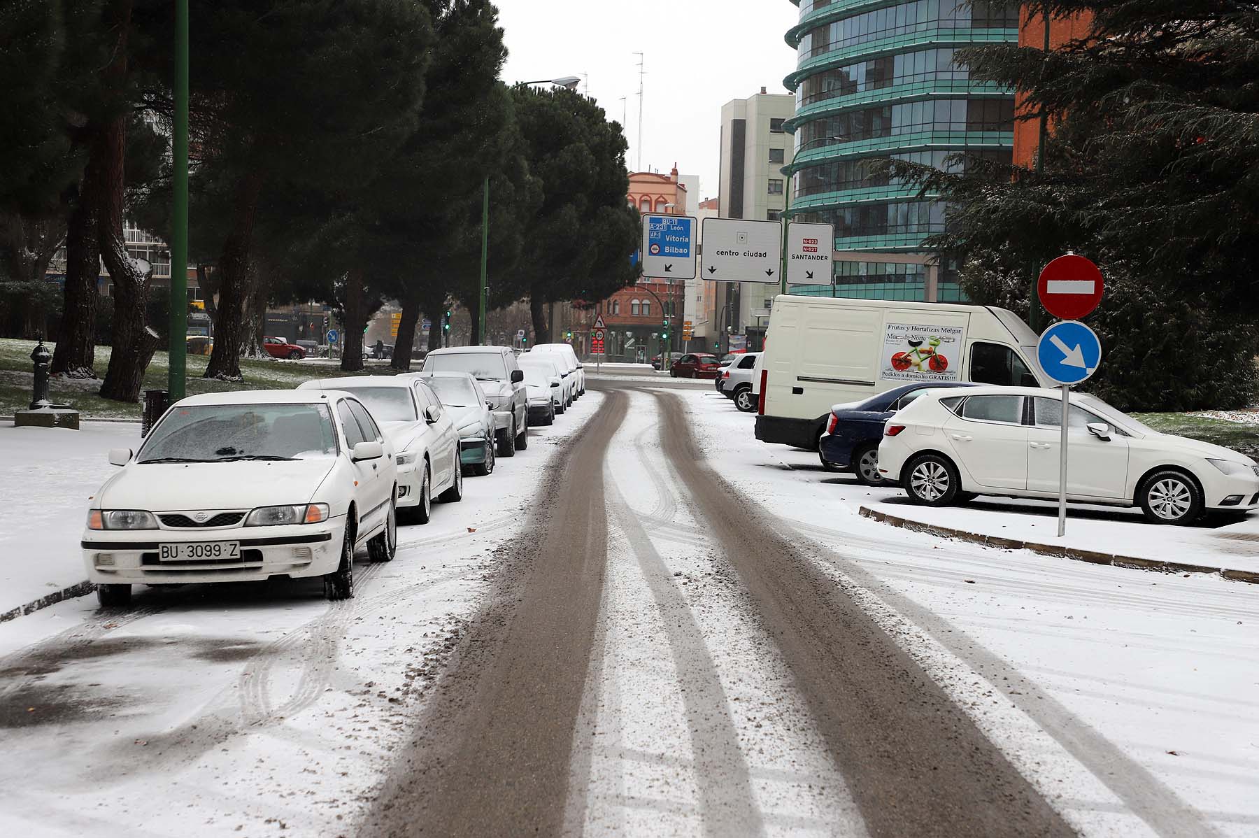 Fotos: Burgos se cubre de nieve gracias a Filomena