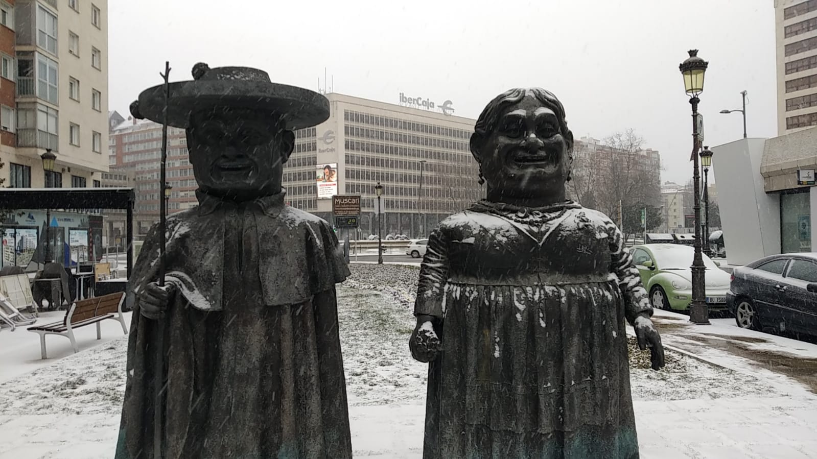 Fotos: Burgos se cubre de nieve gracias a Filomena