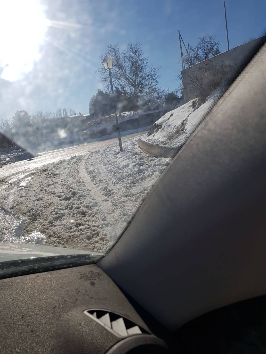 Fotos: Imágenes del estado de las carreteras en Fuentelcésped