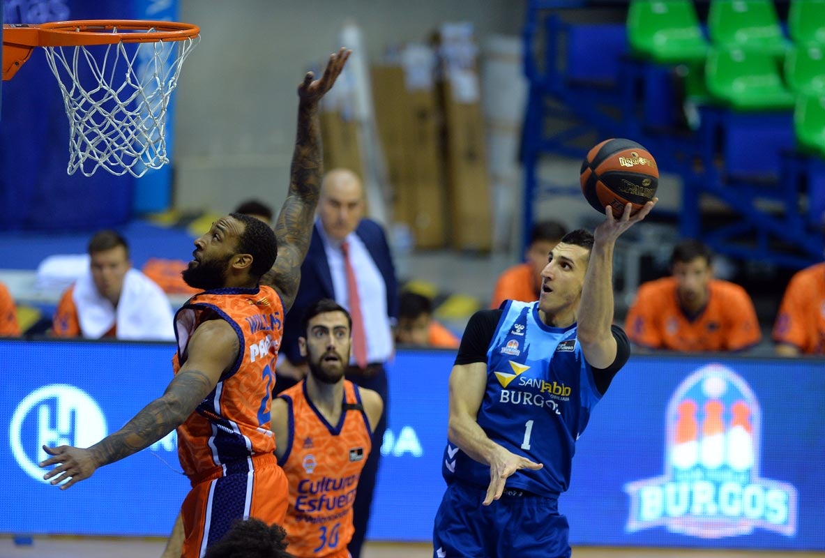 Derrota de los burgaleses ante el Valencia Basket