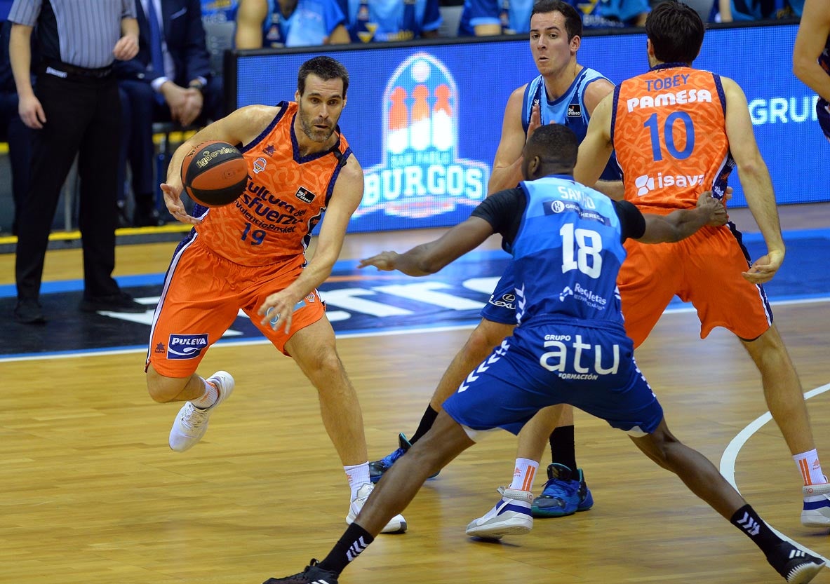 Derrota de los burgaleses ante el Valencia Basket