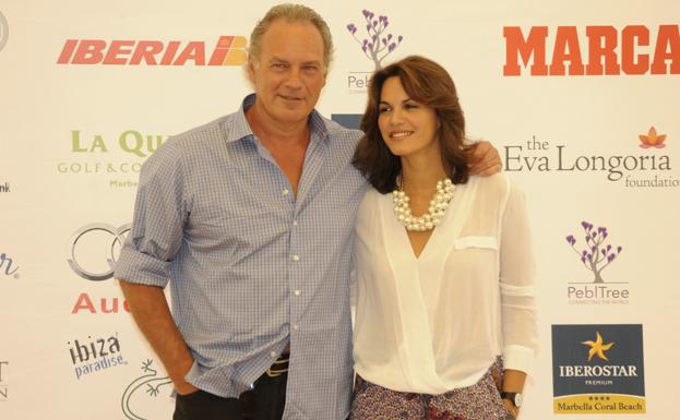 Fabiola Martínez y Bertín Osborne. 