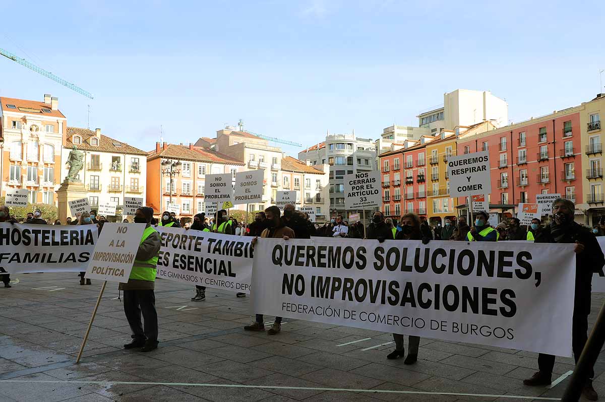 Fotos: La protesta de los empresarios de Burgos en imágenes