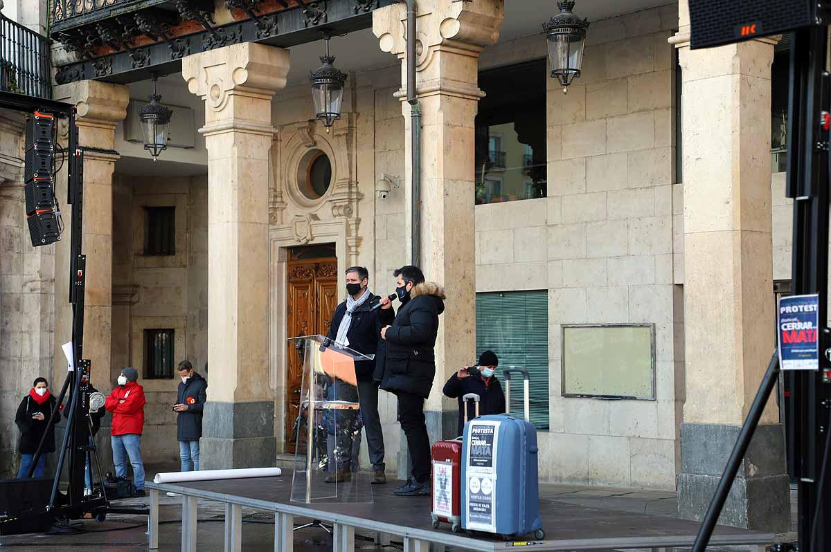 Fotos: La protesta de los empresarios de Burgos en imágenes