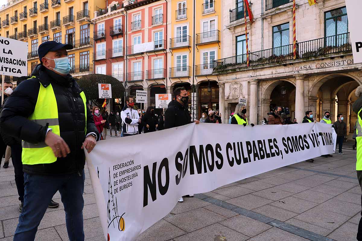 Fotos: La protesta de los empresarios de Burgos en imágenes