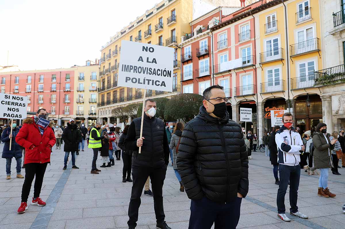 Fotos: La protesta de los empresarios de Burgos en imágenes