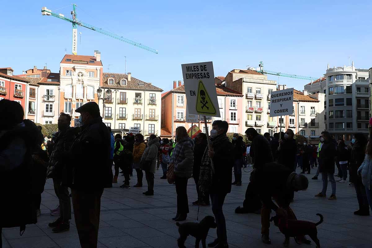 Fotos: La protesta de los empresarios de Burgos en imágenes