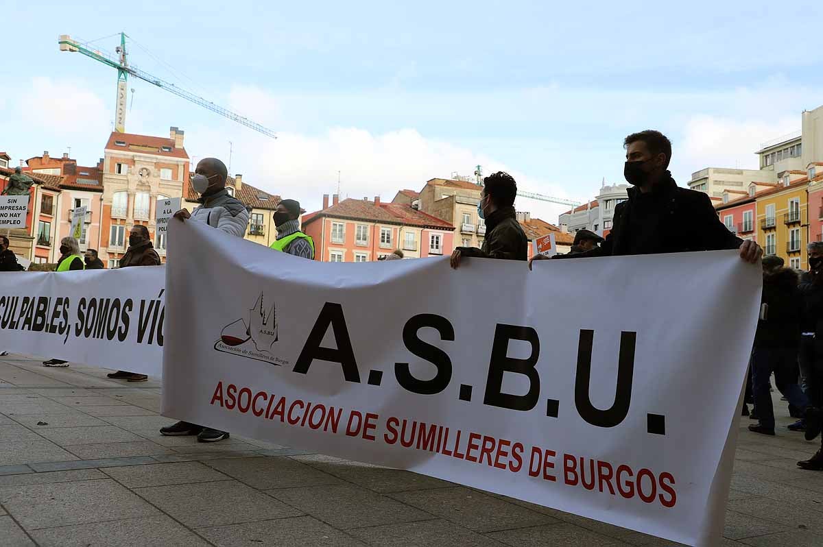 Fotos: La protesta de los empresarios de Burgos en imágenes