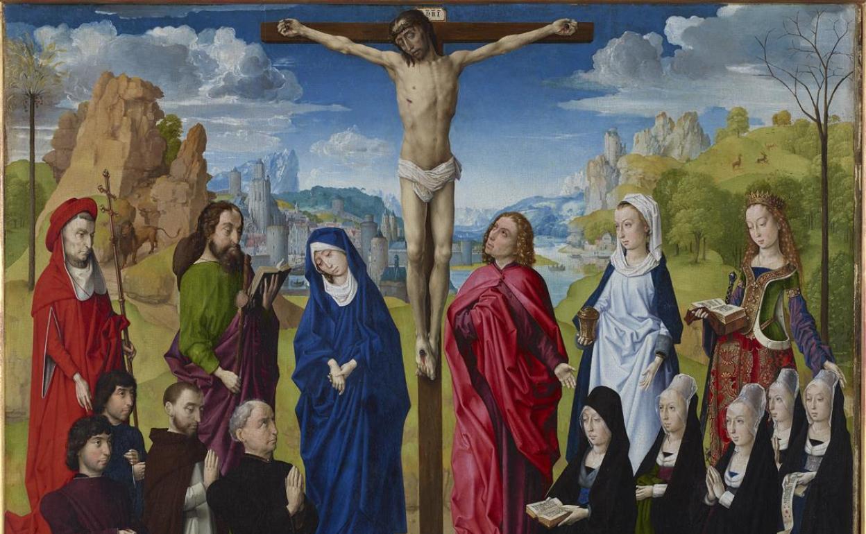 Crucifixión. Círculo Van der Goes, la obra más cara de todas las adquiridas por Cultura ( 1,6 millones de euros).