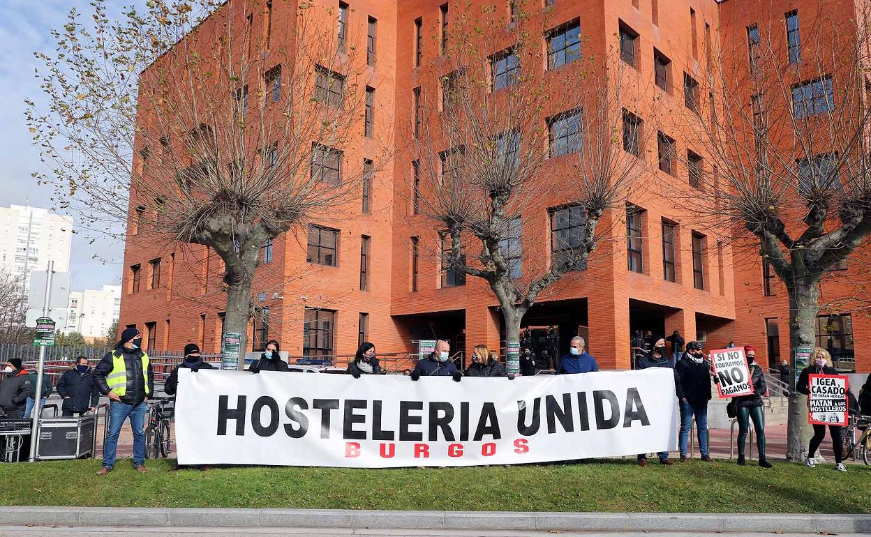 Manifestación del pasado diciembre frente a la Junta.