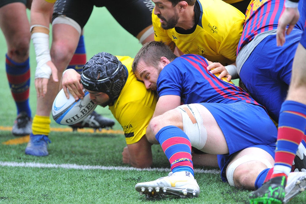 Fotos: El UBU Bajo Cero - Barça Rugby, en imágenes