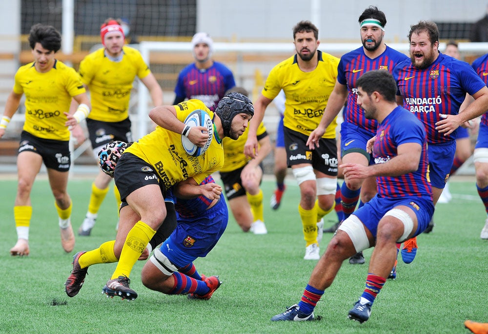 Fotos: El UBU Bajo Cero - Barça Rugby, en imágenes