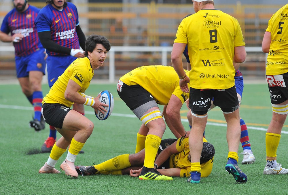 Fotos: El UBU Bajo Cero - Barça Rugby, en imágenes