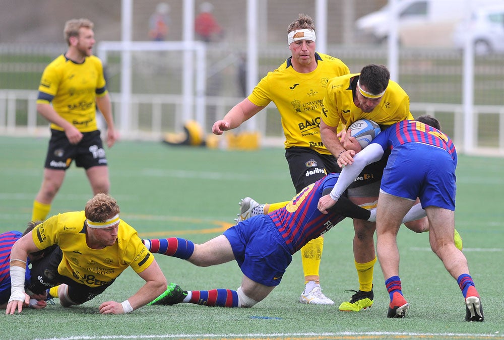 Fotos: El UBU Bajo Cero - Barça Rugby, en imágenes