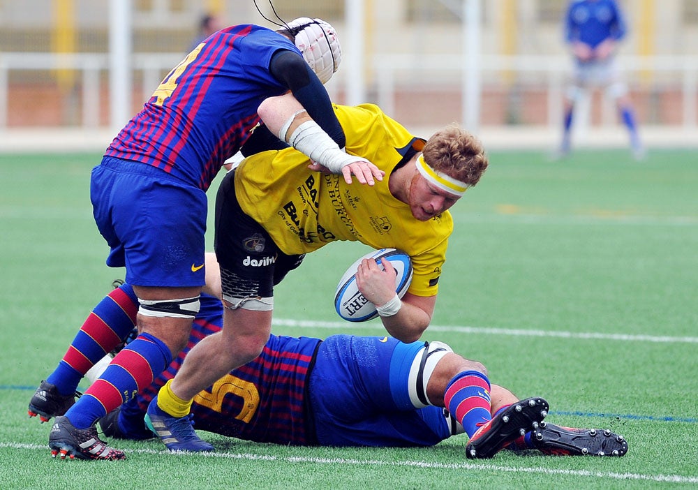 Fotos: El UBU Bajo Cero - Barça Rugby, en imágenes