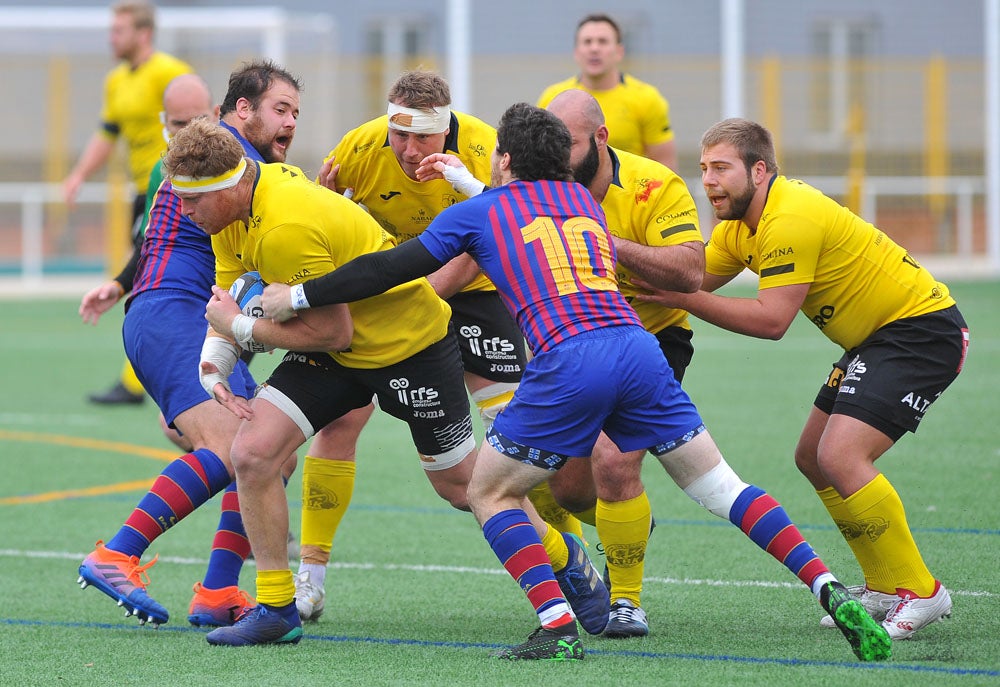 Fotos: El UBU Bajo Cero - Barça Rugby, en imágenes