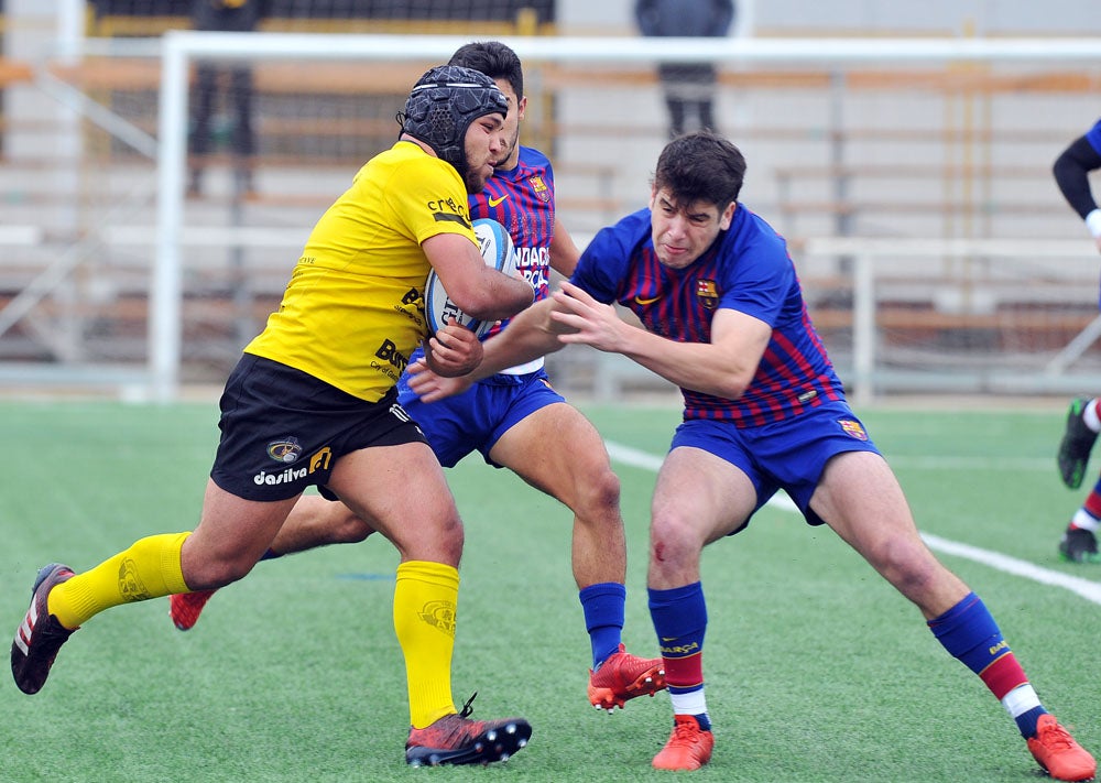 Fotos: El UBU Bajo Cero - Barça Rugby, en imágenes