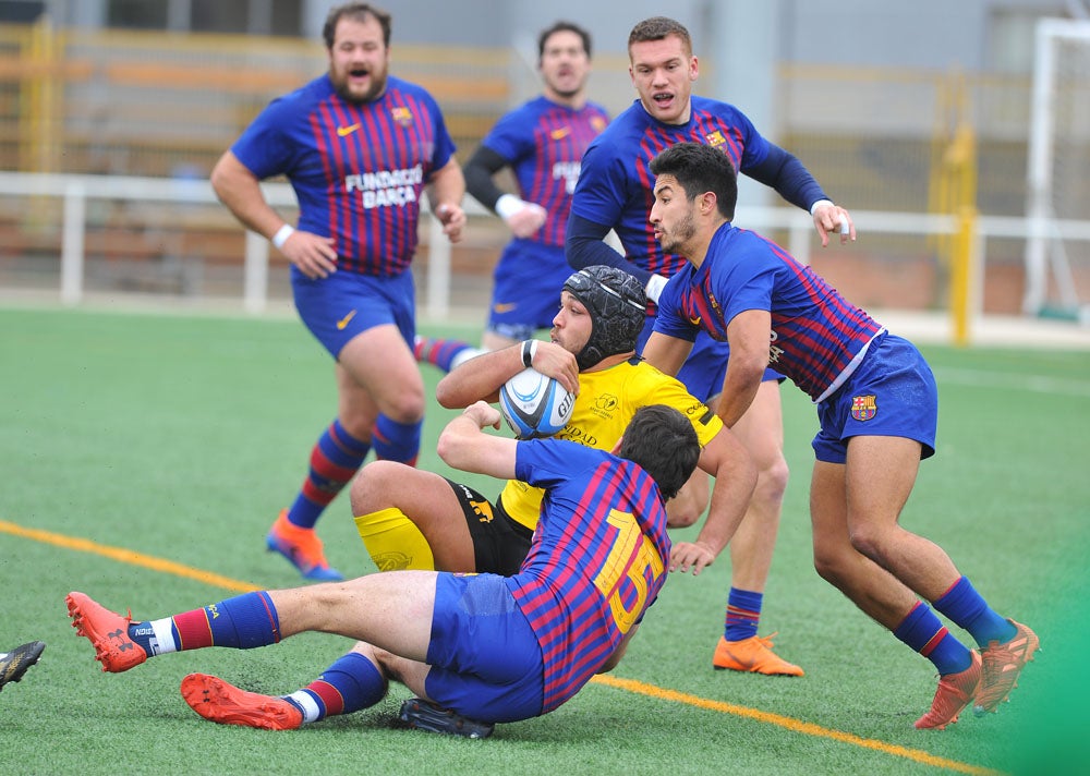 Fotos: El UBU Bajo Cero - Barça Rugby, en imágenes