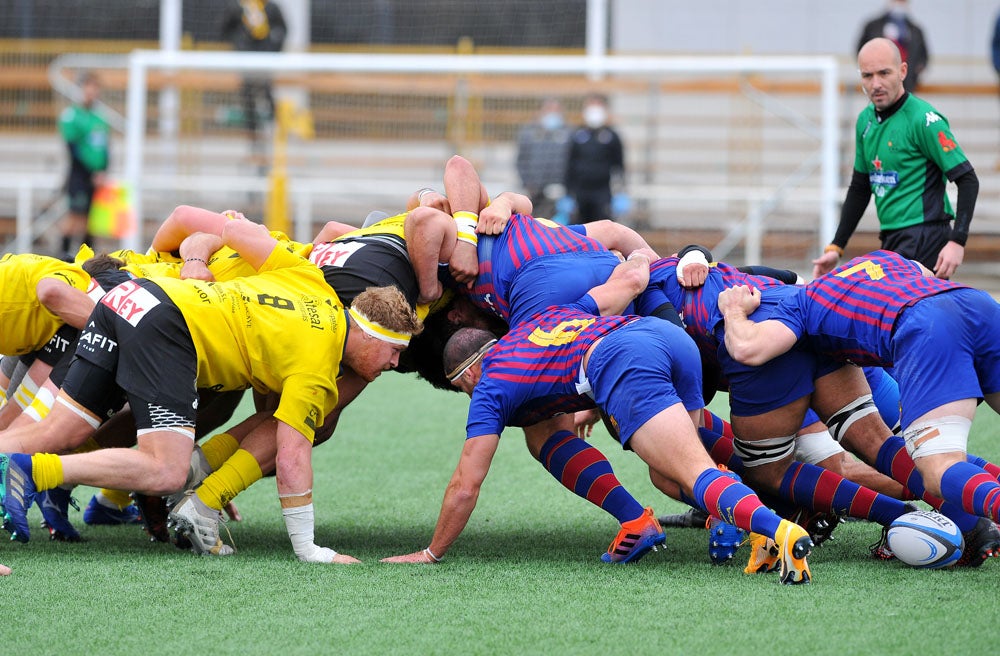 Fotos: El UBU Bajo Cero - Barça Rugby, en imágenes