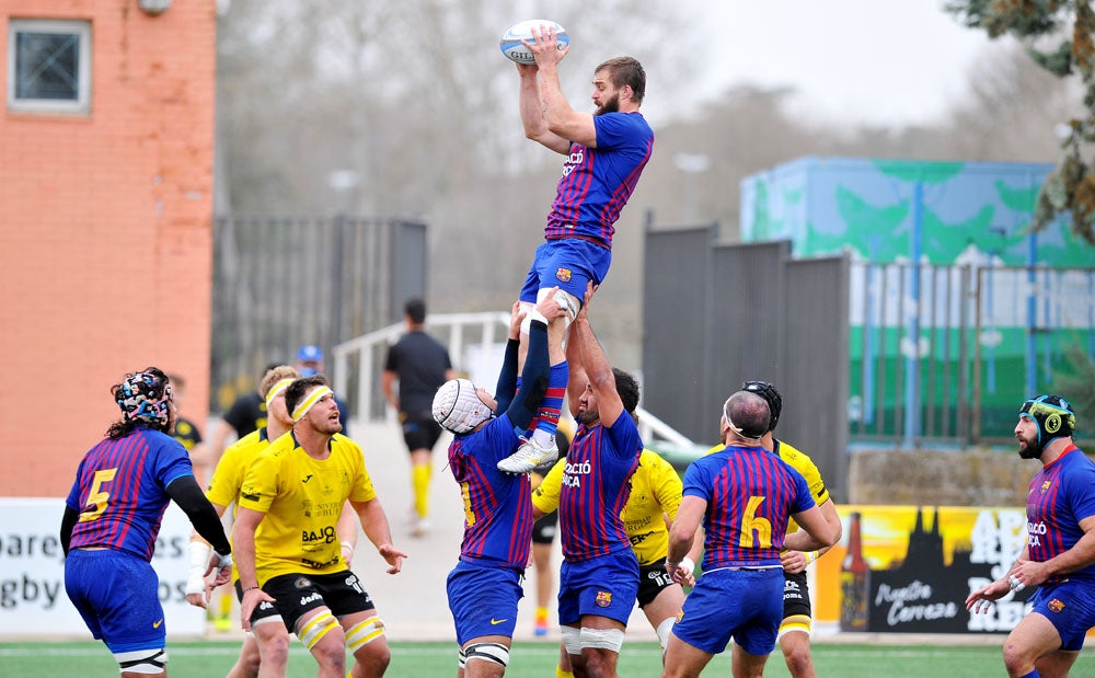 Fotos: El UBU Bajo Cero - Barça Rugby, en imágenes