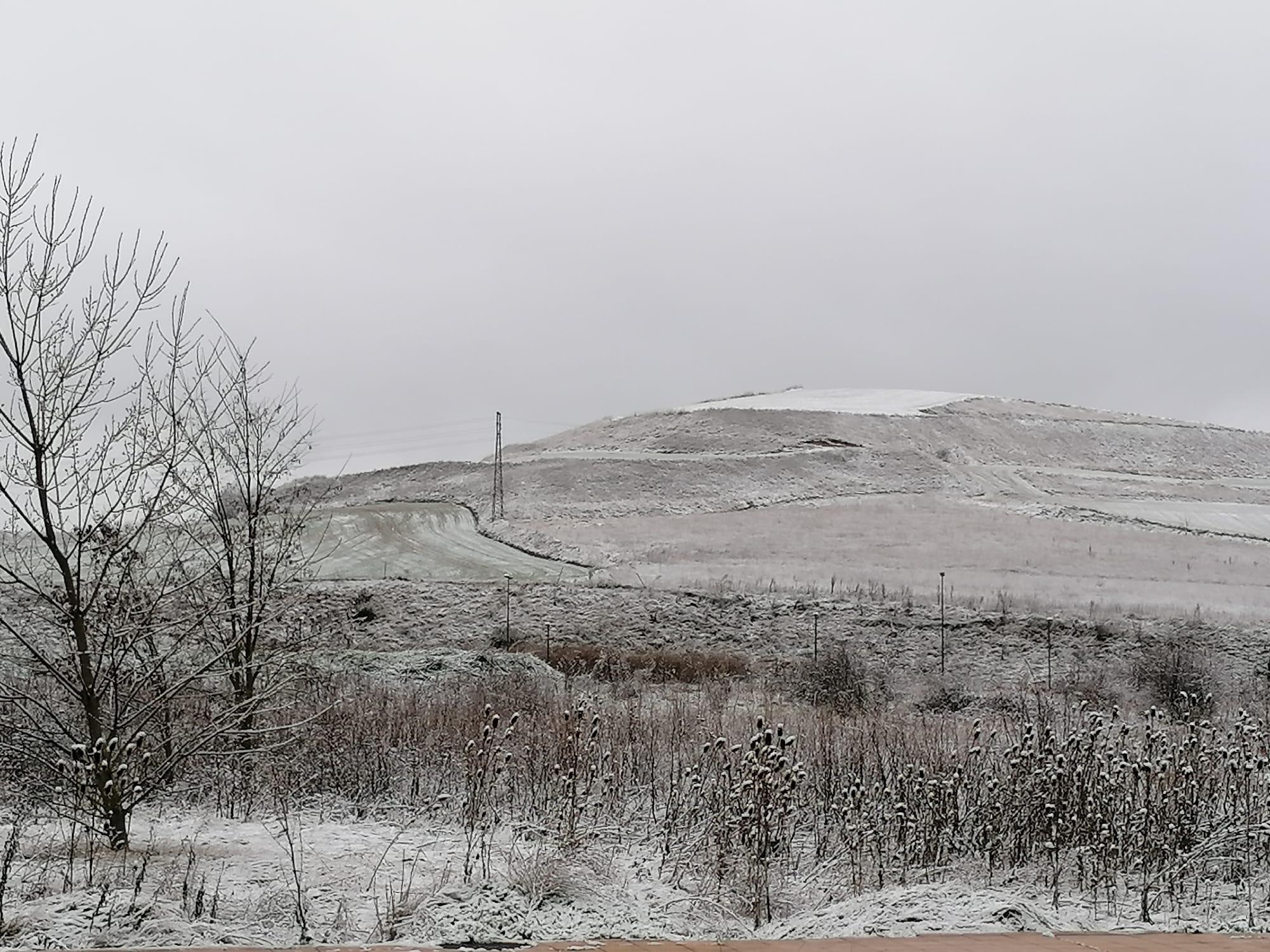 Fotos: Burgos amanece bajo una fina capa de nieve