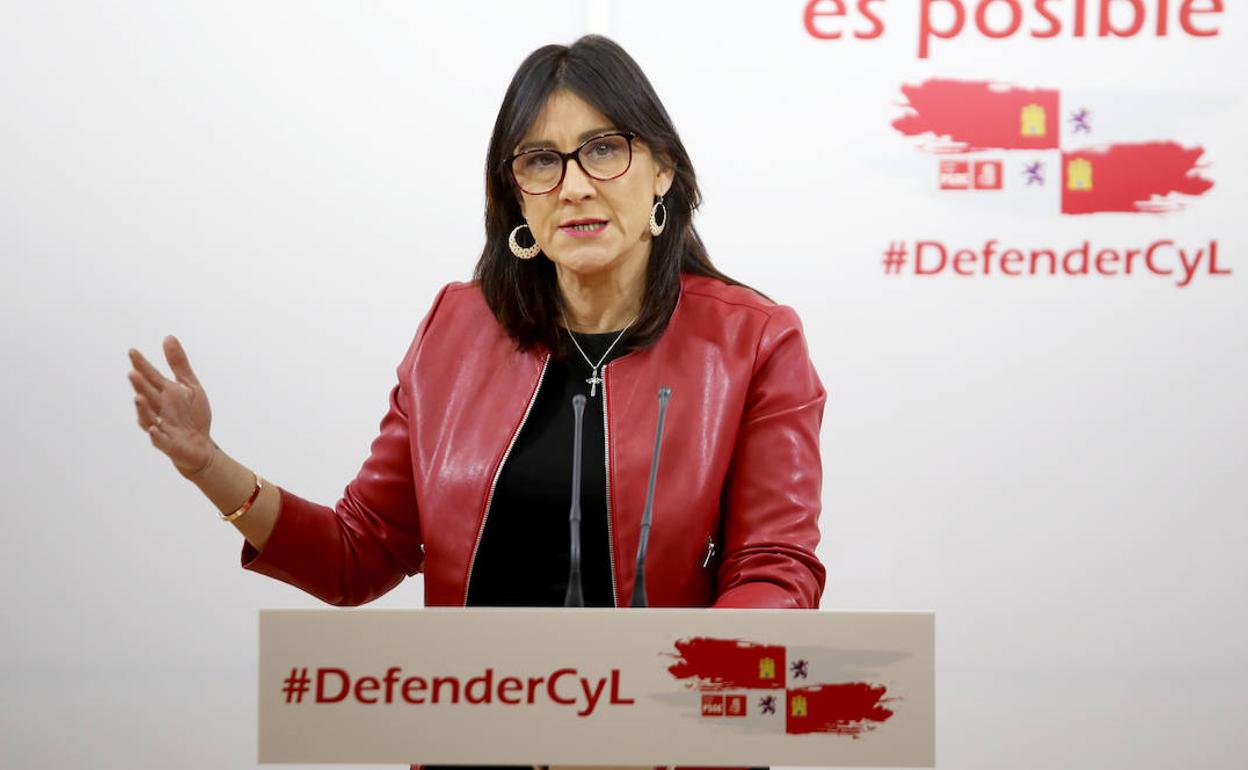 La secretaria de Organización del PSOE-CyL, Ana Sánchez.