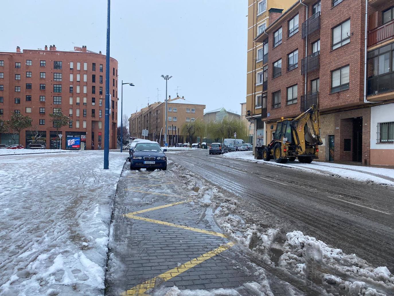 Fotos: La nieve toma el centro de Burgos