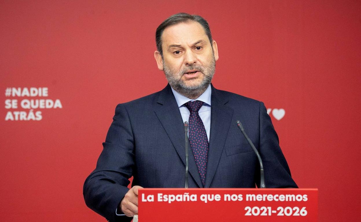 El secretario de Organización del PSOE y ministro de Transporte y Movilidad, Jose Luis Ábalos