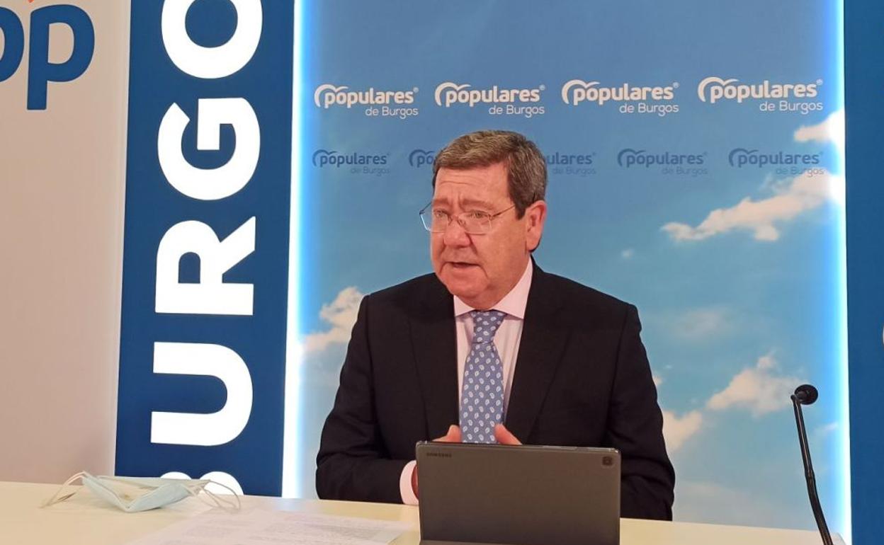César Rico, presidente del PP de Burgos. 
