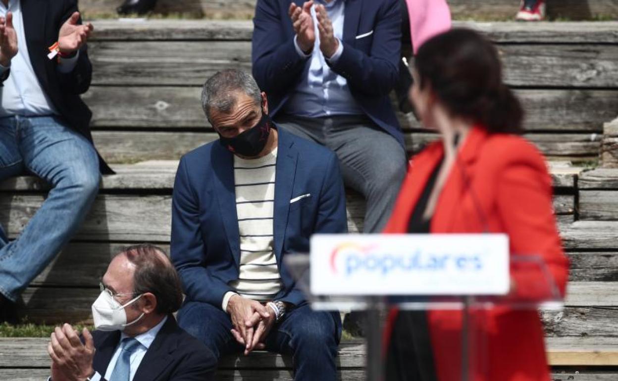 El hasta ahora portavoz de Ciudadanos en las Cortes Valencianas y coordinador autonómico del partido en esa comunidad, Toni Cantó, durante la presentación de la candidatura del PP madrileño 