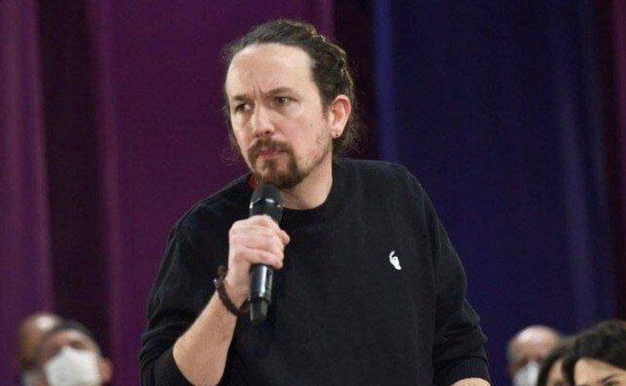 Pablo Iglesias, en un acto de camapaña electoral.