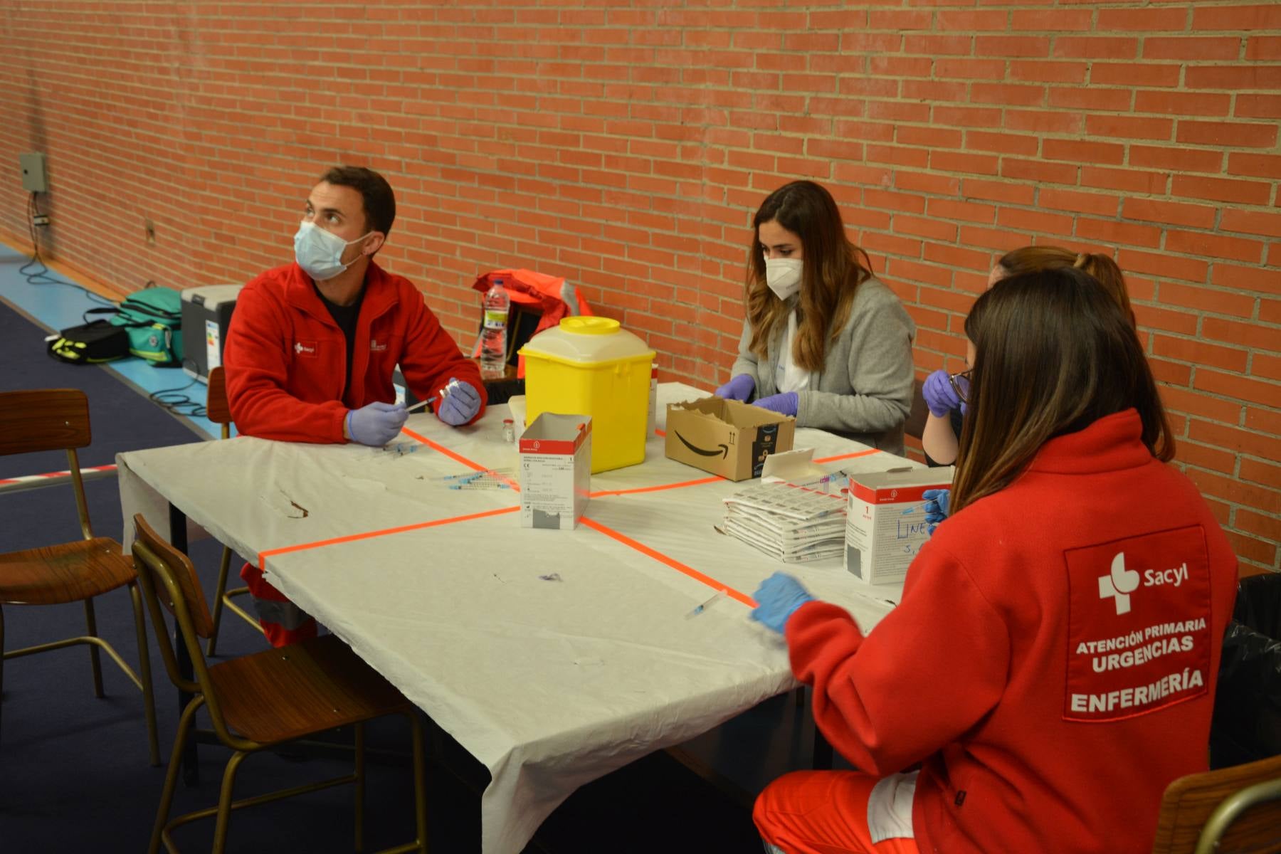 Fotos: Doble jornada de vacunación contra la covid