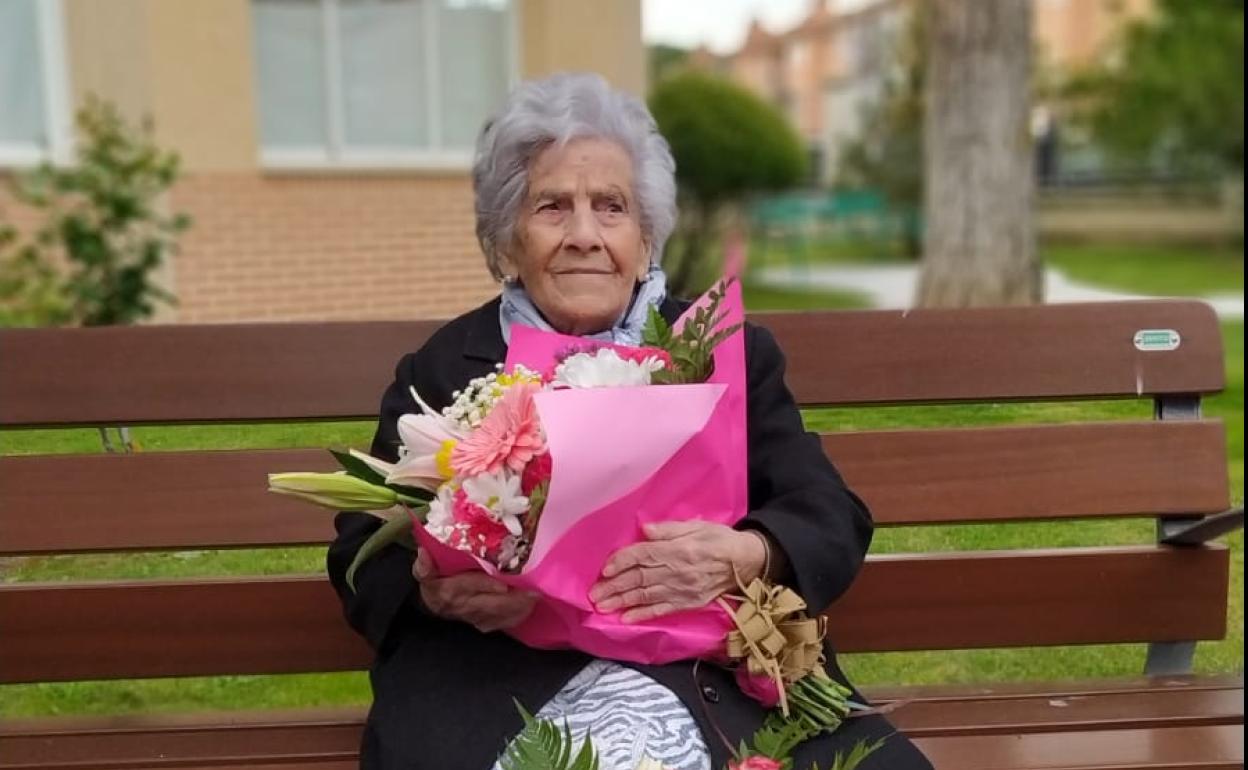 Imagen de Felipa García, Golo, en la celebración de 2020.