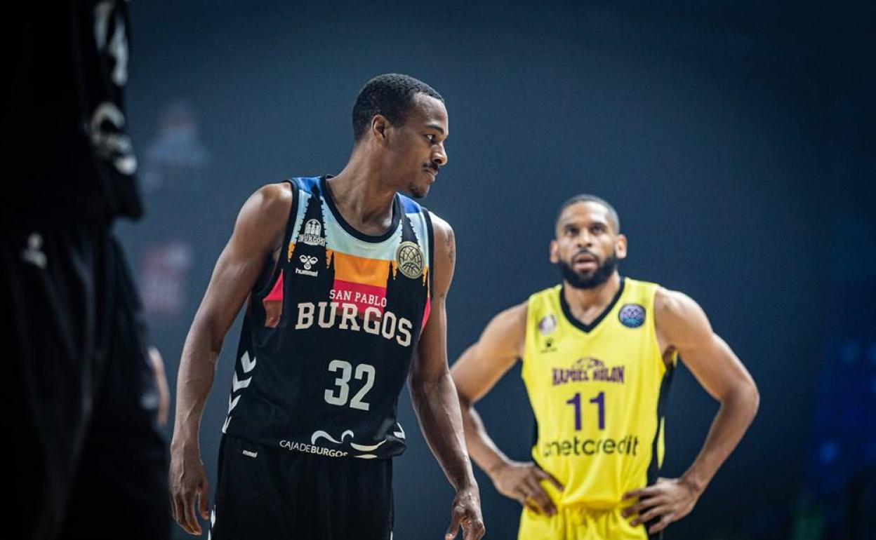 Imagen del encuetro de ayer ante el Hapoel Unet-Credit Holon 