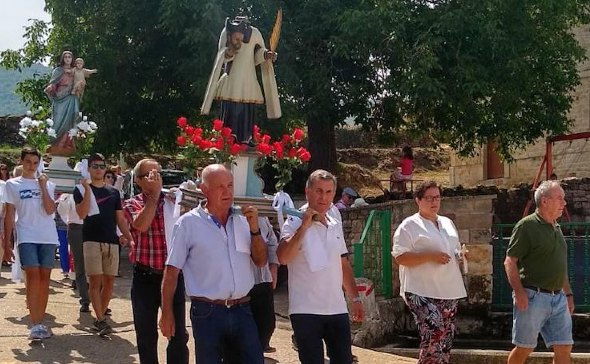 Procesión de San Vítores en Berzosilla.