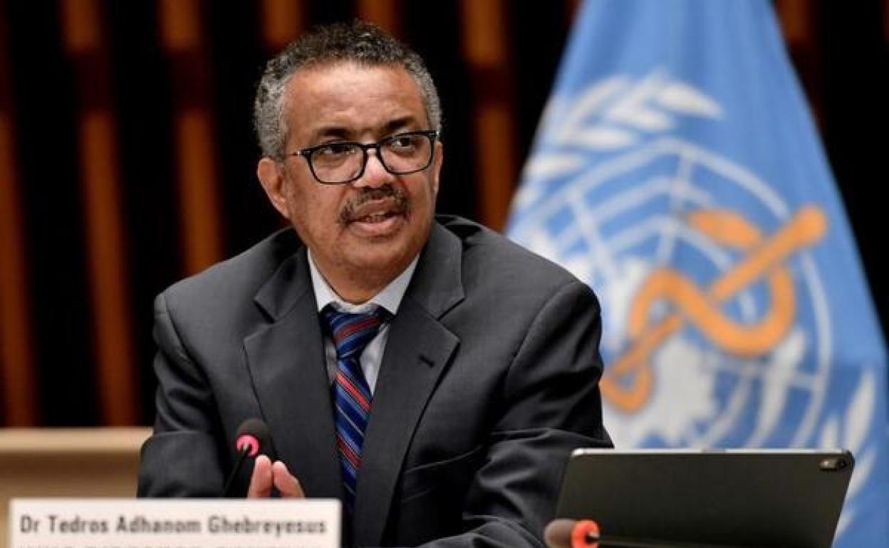 El director general de la Organización Mundial de la Salud (OMS), Tedros Adhanom Ghebreyesus