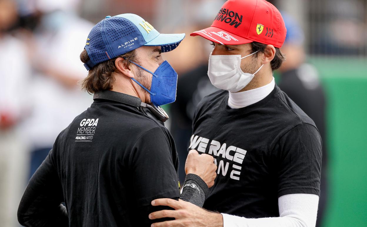 Fernando Alonso y Carlos Sainz.