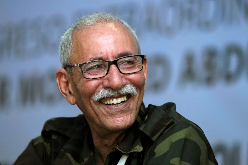 El líder del Frente Polisario Brahim Ghali 