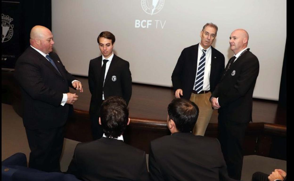 Antonio y Franco Caselli, junto a Miguel Ángel Benavente y Fernando Cassina. 