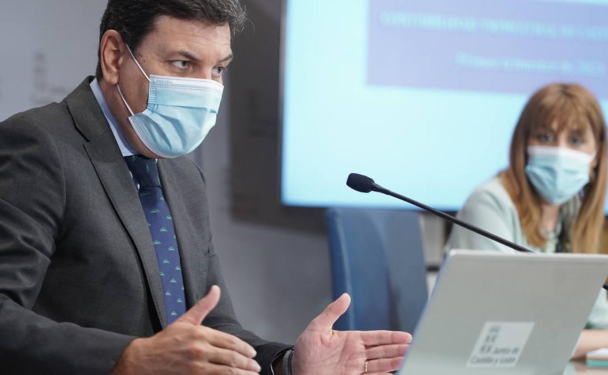 Carlos Fernández Carriedo, durante la intervención. 