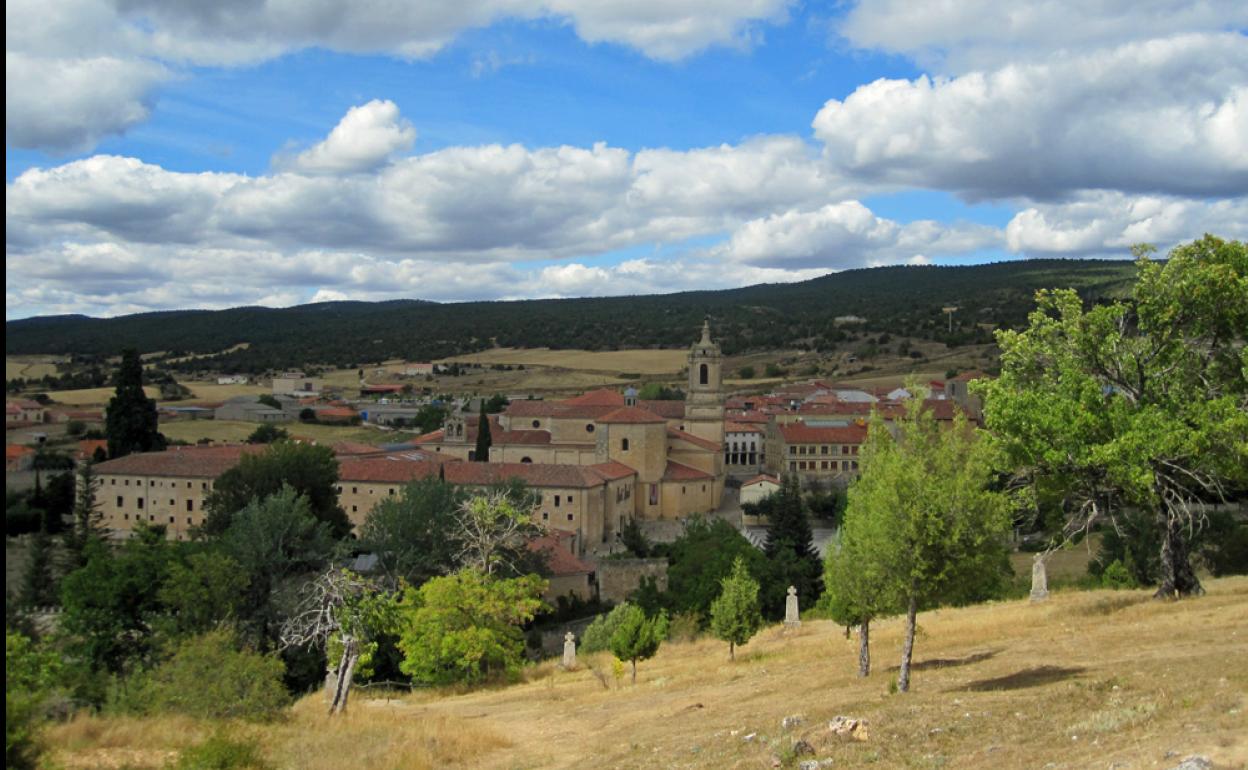 Vista panorámica de Santo Domingo de Silos.