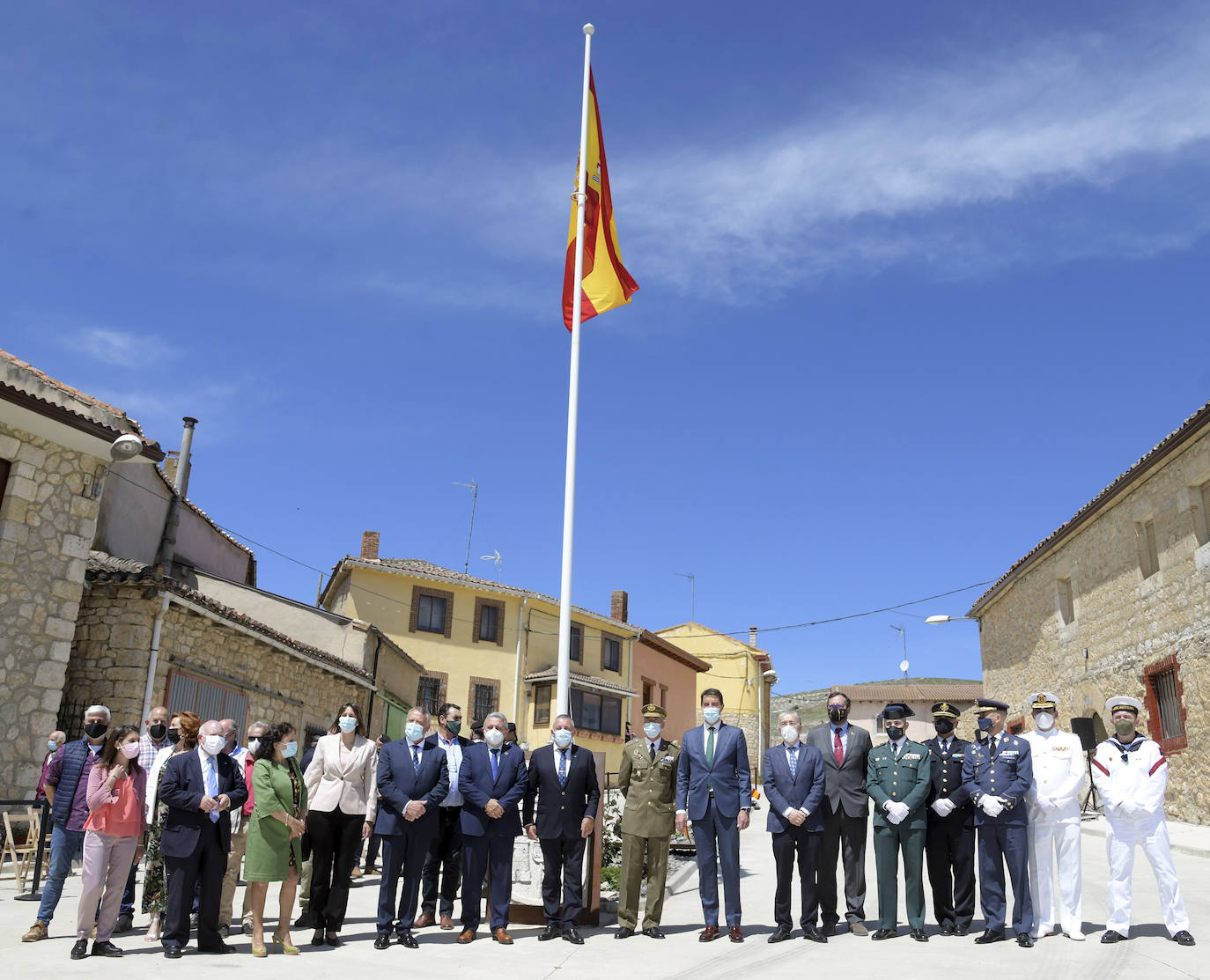 Fotos: Tamarán inaugura su monumento en homenaje a las Fuerzas Armadas y a las Fuerzas y Cuerpos de Seguridad del Estado