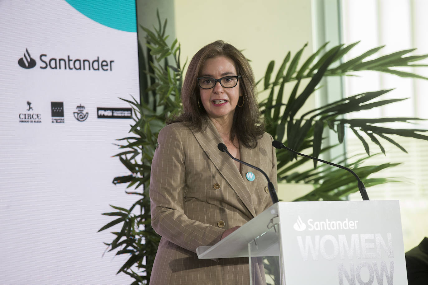 Lourdes Garzón, directora de WomenNOW, en su intervención en el Santander WomenNOW.