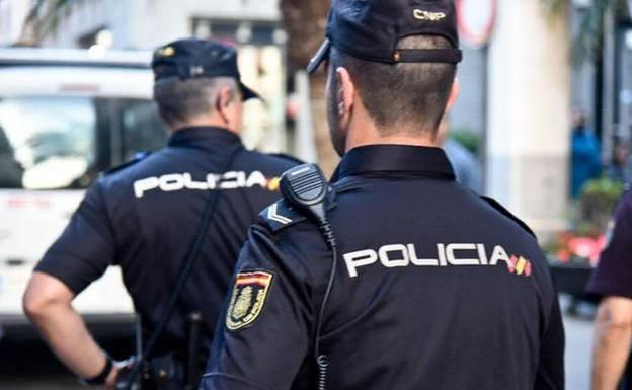 Imagen de archivo de la Policía Nacional en Burgos. 