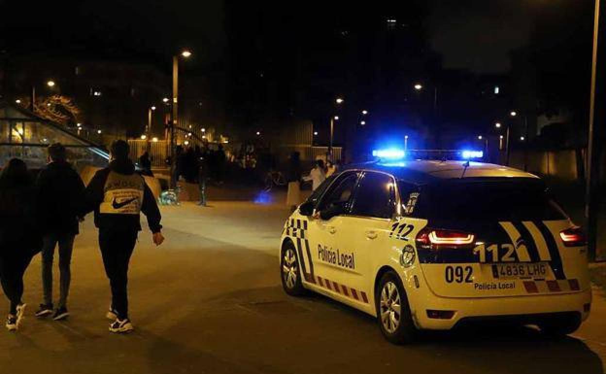 Operativo policial en la zona de Venerables de Burgos.