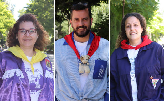 Almudena Arreba, César Delgado y Cristina Ibáñez son los presidentes de Comuneros, Blusas La Inmaculada y El Crucero.