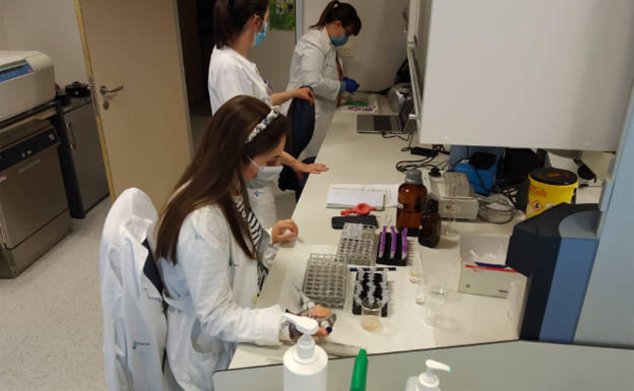 Laboratorio del HUBU. 